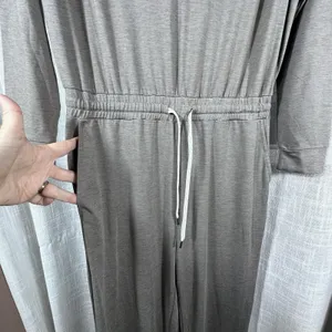 Vuori Lux Intentions Jumpsuit Smoke Heather Grey Womens Medium Travel Comfy thumbnail 8