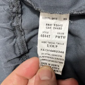 Cherokee Gray Scrub Pants Womens S/CH/P 32" Inseam 30" Elastic Waist Medical thumbnail 3