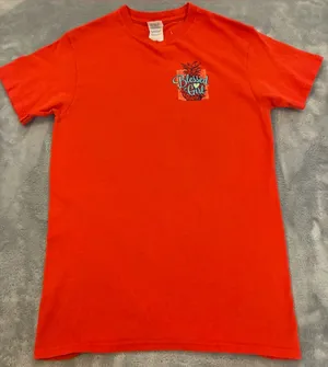 Women’s Delta Pro Weight Orange T-Shirt “Blessed Girl” Size Small 100% Cotton thumbnail 1