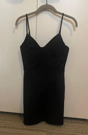Princess Polly Black Mini Dress thumbnail 1