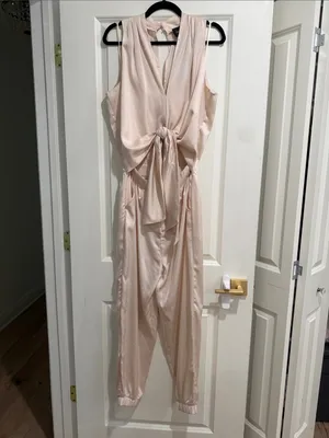 Do+Be Satin-like Jogger Jumpsuit thumbnail 3