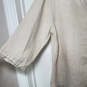 Orange Amore Made In Italy Small V Neck Top Langelook Old Money Cottagecore Top thumbnail 5