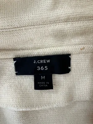J. Crew 365 Open-Front Long Cardigan 30% merino wool sweater thumbnail 6