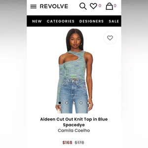 NWT * CAMILA COELHO x REVOLVE Aideen Cutout Knit Top Revolve - $178. thumbnail 5