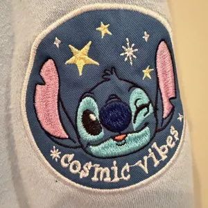 Disney Lilo & Stitch Hoodie Full Zip Sweatshirt Women's‎ XS Blue Freeze Casual thumbnail 6