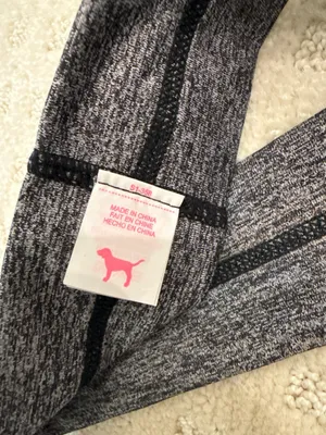 Victoria’s Secret PINK Gray Heather Athletic Headband Black One Size thumbnail 3