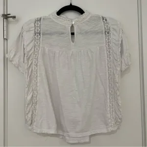 Free People Le Femme White Top Blouse thumbnail 6