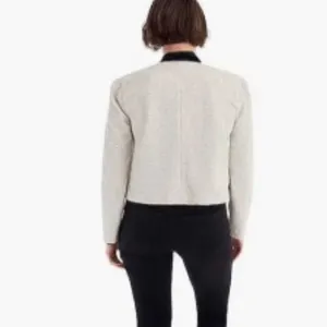 J.Crew 365 Ivory Bouclé Blazer Small Career Work Office Siren Jacket Chic thumbnail 3