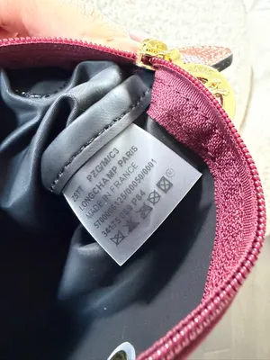 Longchamp Pliage Le Mini Pouch Bag Burgundy thumbnail 5