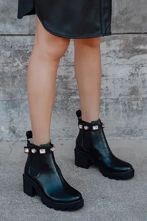 Nasty Gal Chunky Heeled Boots thumbnail 1