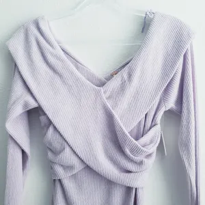 Free People NWT Marley Off The Sholder Long Sleeve Blouse thumbnail 4