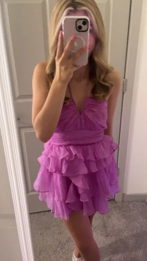 DO+BE Purple Mini Dress thumbnail 5