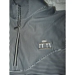 Cutter & Buck Top Womens Small Tonal Stripe Forge Stretch Long Sleeve Half Zip thumbnail 2