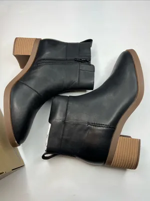 Clarks Women's Collection Lileigh Charm Boots Size 8M Black Leather thumbnail 6