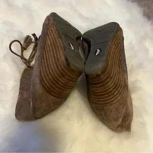 Dr Scholls women suede‎ ankle Boots sz 9 with tassels thumbnail 5