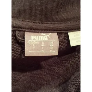 PUMA Zip Up Jacket Womens L Black Track Jacket Logo Sleeve 594434-01 thumbnail 4