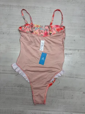 Cupshe Ditsy Floral Print V-Wire Ruffled One-Piece Swimsuit thumbnail 7