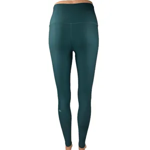 Alo Blue Pull On Mid Rise Yoga Workout Running Athletic Leggings Pants Size XS thumbnail 3