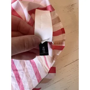 Kate Spade‎ New York Pink Striped Off Shoulder Ruffle Cotton Top H317 Large thumbnail 5