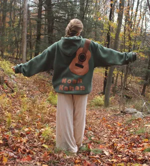 noah kahan patchwork hoodie Green Size sizes s thumbnail 1