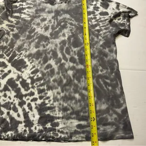 Lululemon All Yours Tee *Tie Dye Marmoleado Tie Dye Graphite Gray Women Sz M/8 thumbnail 6