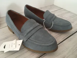 Blue Suede Loafers, Size 11 thumbnail 1