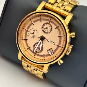 Fossil ES3380 Rose-gold St. Steel Women’s Chronograph Watch Working New Battery thumbnail 2