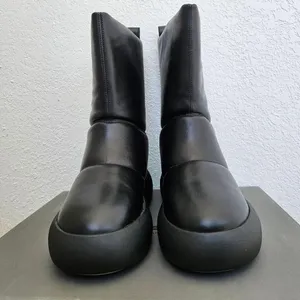 Vagabond Aylin Puffer Tall Boots Black Leather Women's Size 8 Sold Out‎ UO thumbnail 4