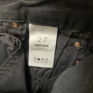 Mother Looker Ankle Fray Jeans Guilty as Sin Black Distressed Skinny 27 EUC thumbnail 5