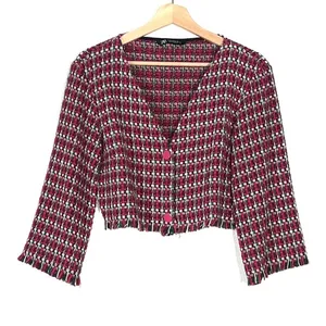 ZARA Twill Cropped Top Jacket thumbnail 1