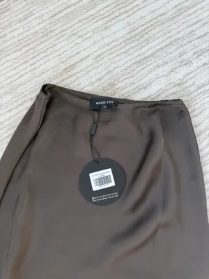 White Fox Brown Maxi Skirt thumbnail 4