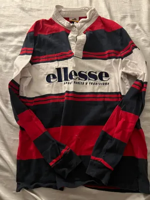 Ellesse striped polo shirt Multiple thumbnail 1