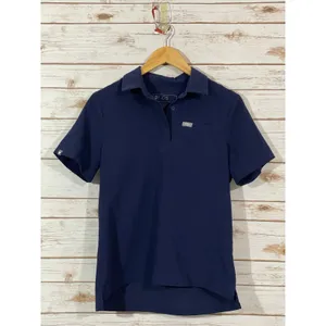 FIGS Nala Short Sleeve Scrub Polo Top - Blue - XS thumbnail 9