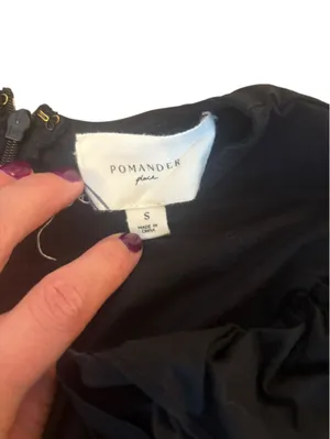 Pomander Place by Tuckernuck Black Corrine Flutter Sleeve Mini Dress Women Small thumbnail 7