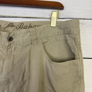 Tommy Bahama Women's Classic Khaki Corduroy Straight Pants Waist‎ Size 36 Casual thumbnail 3