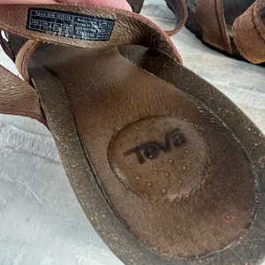 Teva Sandals Ysidro Slides Womens 8 Brown Slip On Wedge Cork Heel Casual 1015118 thumbnail 14