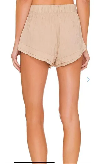 Free People Lets Go Out Short Khaki thumbnail 2