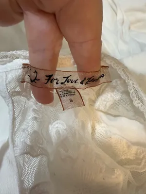 Romantic Poetic Flowy Lacey Flowy Dainty Feminine Flirty White For love and Lemo thumbnail 7