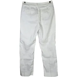 J. Crew Kate straight-leg pant in stretch linen blend White 2 BF407‎ thumbnail 2