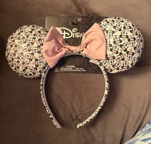 New Disney Minnie Mouse ears headband thumbnail 1