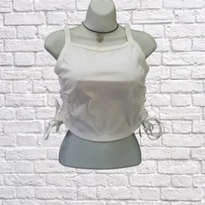 White Tank Top Size Medium NWT thumbnail 3