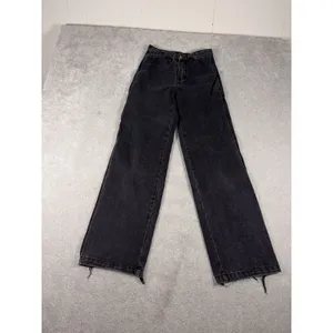 J. GALT BRANDY MELVILLE Wide Leg Carpenter Jeans Black Women Small‎ (26x32) thumbnail 2