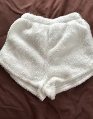 SheIn Women size small shirt furry shorts thumbnail 1