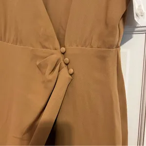 #128 Nine West Surplice Shirt Wrap Dress Large thumbnail 3