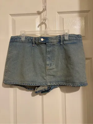 We the Free People Galivanting denim skort 33 thumbnail 3