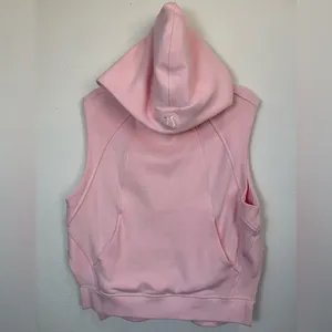 Lululemon Scuba Sleeveless Hoodie Vest Pink Oversized Athleisure XS/S thumbnail 4