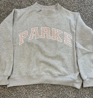 Parke women’s varsity mock neck sweatshirt L/XL thumbnail 1