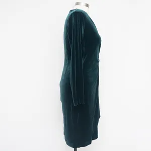 Calvin Klein. Lux Velvet Wrapped Dress‎ thumbnail 4
