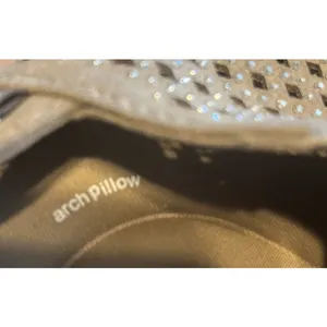 BOBS From Skechers Memory Foam Tan Espadrilles Rhinestone Wedge Platform Women 5 thumbnail 7