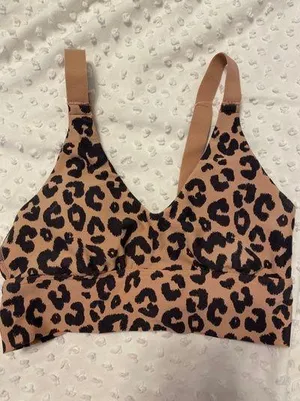 Aerie Leopard Sports Bra thumbnail 1